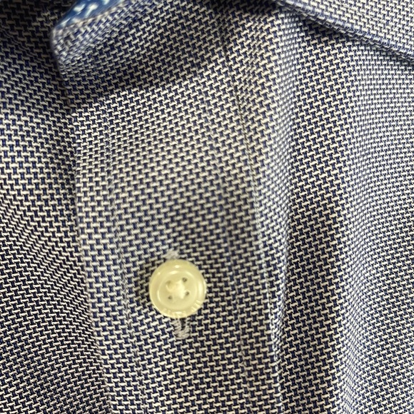 Ted Baker Endurance Long Sleeve Button-Up Shirt Contrasting Flip Cuff and Trim - Picture 5 of 13